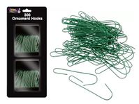 300 Christmas Tree Ornament Baubles Hangers Hooks Hanging Wire Holder Craft Hook (assorted sizing)