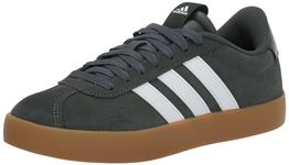 adidas Men's Vl Court 3.0 Sneaker, Ivy/White/Gum, 9.5