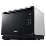 Panasonic CF87 Speed Convection Oven, Grill, Flatbed, 31Litre, Two Level Cooking, Genius Sensor, 32 Auto Programmes, Easy Clean, 1000W Combination Microwave Oven