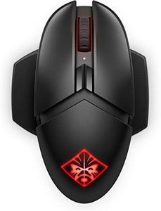 HP Photon Omen Ratón Inalámbrico Gaming - (100-16000 PPP, 11 Botones Programables, Batería Carga QI - Duración hasta 50 Horas, RGB LED, Windows 10 y superior; MacOS 10.11 o posterior), Color Negro