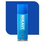 NIKAVI SP6 Automotive Rust Paint | Medium Blue Spray Can | Multi-Surface DIY Spray Paint | Quick Drying Gloss Finish for Bikes, Cars, Metal, Wooden Furniture, Plastic & Walls - 400ML - Medium Blue