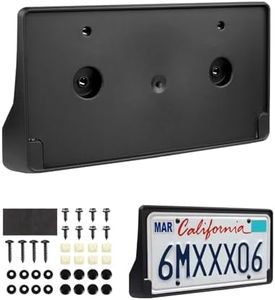 Forccord Custom License Plate Bracket Fit for 2019-2024 Dodge Ram 1500 (NOT for DS, Rebel,TRX Bumper!) Front License Plate Frame Black Replacement 68274215AE CH1068151 Car Accessories