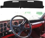 Yiz Dash Cover Mat Custom Fit for 1981-1991 Chevrolet Chevy C/K/R/V Series Suburban Blazer,GMC C/K/R/V Series Jimmy,Dashboard Cover Pad Carpet (Black) J22