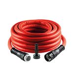 FITT Flow Expandable Hose 50ft. for Patio and Garden. Made in Italy, Expanding from 30 ft to Over 50 ft, 3X Lighter Than Others