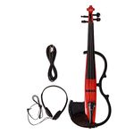 ARCTIC PROFESSIONAL ELECTRIC VIOLIN, PREMIUM SOLID WOOD MADE, 4/4 FULL SIZE, WITH BOW, HEADPHONES, CABLE, EXTRA STRINGS, ROSIN AND CASE