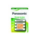 4pcs Panasonic HHR-3MVE AA Rechargeable Batteries Pre-charged & Ready to Use 1900mAh NiMh Battery