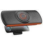 Bluetooth Speaker, Netvip Upgraded Wireless Hands-Free Multi-Functional Car Speakerphone Sun Visor Music Player, Connect 2 Phones Simultaneously, Support Handsfree Talking TF Card GPS Broadcast Siri