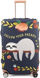 Maddy's Home - Funda elástica para Maleta, Maletero, Funda de Maleta Luggage Cover con Cremallera para 23"–32", La Pereza, XL (Fit 29"-32" Suitcase), Modern