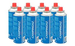 CAMPINGAZ Compact Butane Gas Canister, Perfect for Camping & Outdoor Cooking - Pack of 8