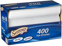 [400 Count] Settings Plastic White 