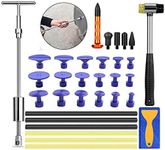 laolang_lv Dent Repair Tools ,2 in 1 T-Puller (Big Dent) Paintless Slide Hammer Dent Repair Kits 39pcs Dent Repair Tool - Dent Repair kit with Bridge Dent Puller (Small-Middle Dent)for Car Body Hail Dent Removal Dent (Kit C)