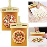 Sliding Pizza Peel Pala Pizza Scorrevole, The Pizza Peel That Transfers Pizza Perfectly, Pizza Peel Shovel with Handle Pizza Turning Peel Non-Stick Pizza Spatula Paddle for Ovens 12.5in*21in