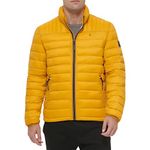 Tommy Hilfiger Men's Ultra Loft Lightweight Packable Puffer Jacket (Standard and Big & Tall), Yellow Gold, Medium