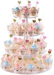 Cupcake Stand, 4-Tier Round Acrylic