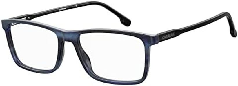 Carrera Men's 225 Rectangular Prescription Eyewear Frames, Striped Blue, 56mm, 17mm