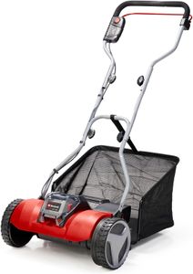 Einhell 18V Walk-Behind Cylinder Lawnmower, 38cm, 45L Grass Box – Mulching, 4 Heights, Bare Tool