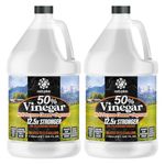 Calyptus 45% Pure Super Concentrated Vinegar | Dilutes to 18 Gallons | 9x Power Concentrate Vinegar for Home & Commercial Purpose | 2 Full Gallons (Each 128 Fl Oz)