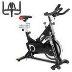 JLL IC350 PRO Indoor Bike, Direct Belt Driven Exercise Bike For Home, Cycling Machine With Advanced Flywheel, 12 Months Domestic Warranty