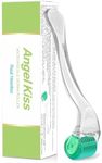Angel Kiss 192 Derma Roller REAL NEEDLES Microneedling 0.25 mm Titanium Micro Needling - Cosmetic Microneedle Dermaroller for Face Hair Body Beard w/Storage Case