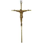 NETBOON Jesus Christ Religious Crucifix Catholic Hanging Wall Cross Holy Christian Gift for Christmas Baptism Easter Spiritual Blessings