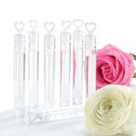 Nasidear White Heart Bubble Wands 150 Pack,Perfect for Wedding,Valentine's Day,Engagement