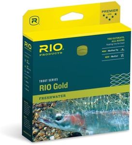 RIO Products Fly Line Rio Gold Wf6F Melon/Gray Dun, Melon-Gray-Dune