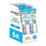 Aquafresh Baby Toothbrush, Milk Teeth 0-2 Years, Soft Bristles pack of 6