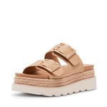 Madden Girl Women's Mythicall Flat Sandal, Natural Raffia, 4.5 UK