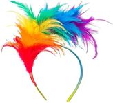 Colorful Feather Headband Cosplay H