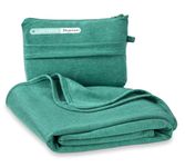 SAGEFINDS Airplane Travel Blanket | Converts into a Pillow | Air Travel Gift | Perfect for Long Flights | Travel Essential | Attaches to Luggage