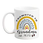 New Baby Reveal Gift For Grandma, Promoted to Grandma 2023, New Grandma Mug, New Grandma Gifts, Pregnancy Idea For New Grandmothers, Coffee Mug for Grandma - 11oz Novelty Coffee Mug(Grandma 2023)