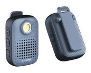 CUBETEK Hear-ME Wearable Bluetooth V5.4 Clip-Speaker with 5 Watts Sound, IPX7 Water/Dust Resistant, Torch, Built in Mic for Calling Function