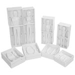 Kurtzy Human Cake Decoration Moulds - Plastic Fondant Sugarcraft Moulds - Family of Four Set with Man, Woman & 2 Children - Full Instructions Included - Baking Kit for Icing and Cake Decorating