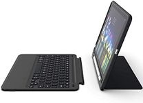 ZAGG Slimbook Go | iPad Keyboard Case for iPad 2018 (6th Gen) iPad 2017 (5th Gen) 9.7-Inch | Ultra-Slim & Light | Rotatable | Detachable | Pair 2 Devices | Bluetooth Wireless | Backlit 7 Color (Black)