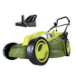 Sun Joe MJ403E 17-Inch 13-Amp Electric Lawn Mower/Mulcher, 7-Position Adjustment, 12-Gallon Detachable Grass Collection Bag, Lightweight