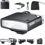 Godox Lux Junior Retro Camera Flash, 6000K±200K Automatic and Manual Modes Retro Flash with Diffuser for Sony Canon Nikon Fujifilm Olympus Camera