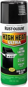 Rust-Oleum Paint 241169 High Heat Ultra Enamel Spray, Black, 12-Ounce, 12 Ounce (Pack of 1)