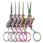 Unicorn Embroidery Craft Stainless Steel Scissors Variety Pack - Assortment E