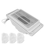 Cryfokt Nail Dust Collector Electric Powerful Nail Vacuum Suction Nail Dust Cleaner Extractor Manicure Tool for Acrylic Gel Nail Polishing Professional Nail Filter for Salon Home(US)