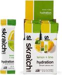 SKRATCH LABS Hydration Packets - Hydration Drink Mix, Lemon Lime (20ct) - Electrolyte Powder Packets Developed for Athletes and Sports Performance - Gluten Free, Vegan, Kosher