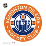 Edmonton Oilers Wall Decal | Team Stripe Logo 36" x 36"