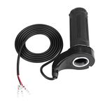 Entatial Electric Throttle, Throttle Grip Speed Throttle Motorcycle Accelerator Universal Electric Scooter Twist Speed Throttle Grip with 3 Wires 12V / 24V / 36V / 48V