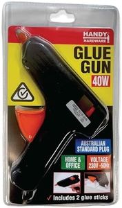 Handy Hardware 40W Hot Glue Gun, Black