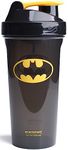 Smartshake DC Lite Protein Shaker Bottle 800ml – BPA Free Leakproof Gym Protein Shakes Bottle for Protein Powder DC Comics Bottle Batman