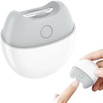 Electric Nail Clipper, 2026 Upgraded Electric Automatic Nail Clipper Trimmer, Nail Clippers with LED Light for Seniors, Nail Cutter for Home Travel Portable Finger Nails Clippers Adult (White-B)