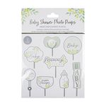 Eurowrap Baby Shower Photo Booth Party Props Pack of 8 Customizable With Stickers