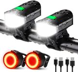 Favorbrite 2 Pack Bike Lights Set 1