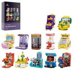 JMBricklayer Friend Game Console Building Set 20134,12 in1 Mini Game Console Collectible Model Building Block Kit, Christmas Party Favors for Goodie Bags, Classroom Prizes, Birthday Gifts for Girl Boy