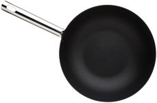 MasterClass Professional Non-Stick Carbon Steel Induction-Safe Wok, 24 cm (9.5")