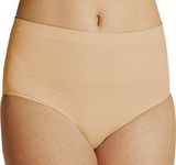 NewMom Women's Spandex Seamless Caesarian Panty Beige Large